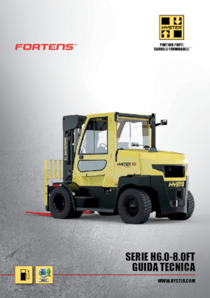 Čelní vysokozdvižné dieselové vozíky Hyster H7.0FTS 9