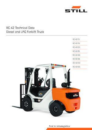 Čelní vysokozdvižné dieselové vozíky Still RC 42-25