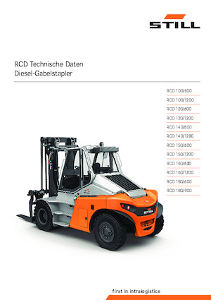 Čelní vysokozdvižné dieselové vozíky Still RCD 160/1200