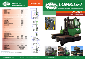 Dieselové vysokozdvižné vozíky s bočním ložením Combi-Lift C 6000 SL
