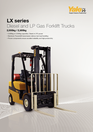 Čelní vysokozdvižné dieselové vozíky Yale GDP 20 LX