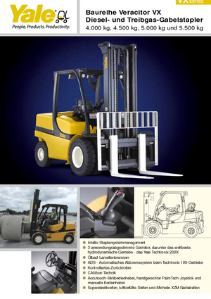 Čelní vysokozdvižné dieselové vozíky Yale GDP 40 VX 5