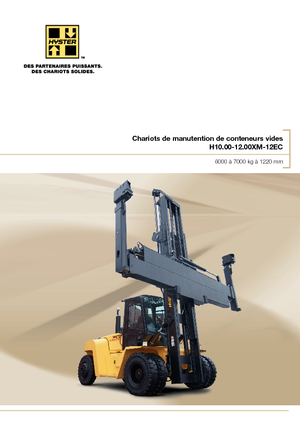 Čelní vysokozdvižné dieselové vozíky Hyster H10.00XM 12EC