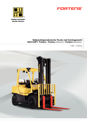 Čelní vysokozdvižné dieselové vozíky Hyster H5.0FT