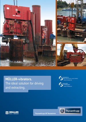 Naftové hydraulické pohonné jednotky Müller MS-A 110 V