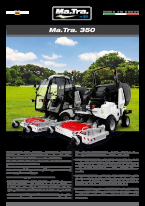 Komunální multifunkční naftová vozidla BCS MA.TRA 350