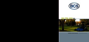 Komunální multifunkční naftová vozidla BCS MA.TRA 300