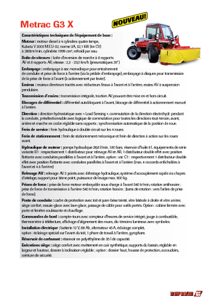 Komunální multifunkční naftová vozidla Reform Werke Metrac G 3 X