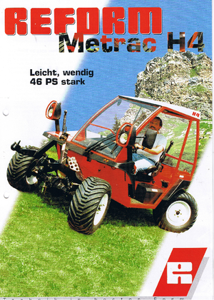 Komunální multifunkční naftová vozidla Reform Werke Metrac H 4