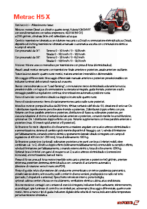 Komunální multifunkční naftová vozidla Reform Werke Metrac H 5 X