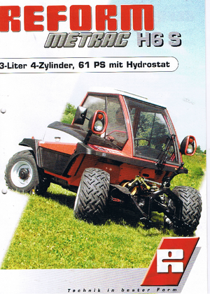 Komunální multifunkční naftová vozidla Reform Werke Metrac H 6 S