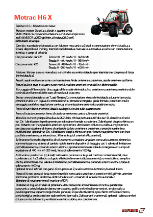 Komunální multifunkční naftová vozidla Reform Werke Metrac H 6 X