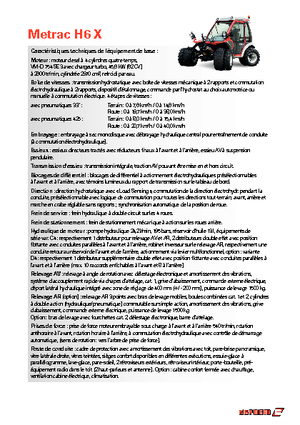 Komunální multifunkční naftová vozidla Reform Werke Metrac H 6 X