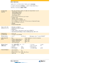 Naftové elektrocentrály GenSet MG 10/8 S-K