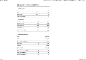 Naftové elektrocentrály PRAMAC Lifter P 9000