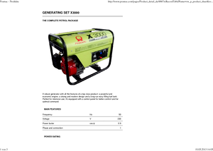 Naftové elektrocentrály PRAMAC Lifter X 3000