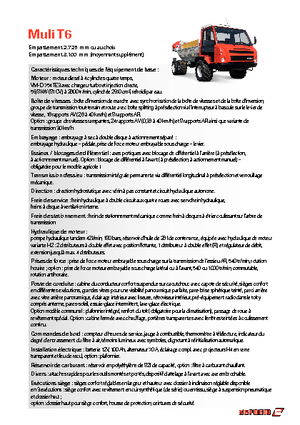 Komunální multifunkční naftová vozidla Reform Werke Muli T 6