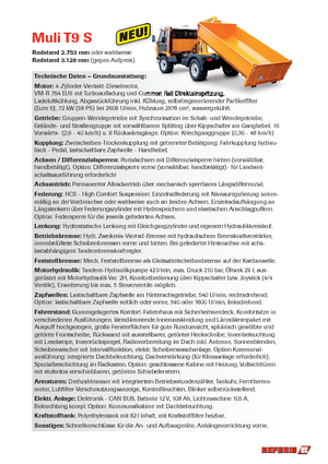 Komunální multifunkční naftová vozidla Reform Werke Muli T 9 S