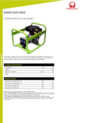 Naftové elektrocentrály PRAMAC Lifter E 4500 SYH