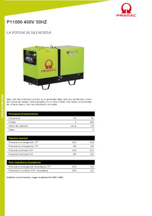 Naftové elektrocentrály PRAMAC Lifter P 11000 TYA