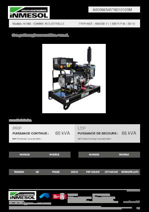 Naftové elektrocentrály INMESOL AI-066