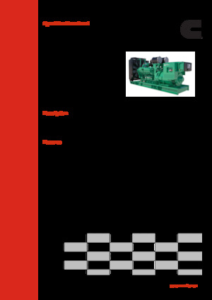 Naftové elektrocentrály Cummins C900D6B