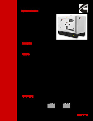 Naftové elektrocentrály Cummins C110D6RB