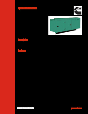 Naftové elektrocentrály Cummins C125D6D