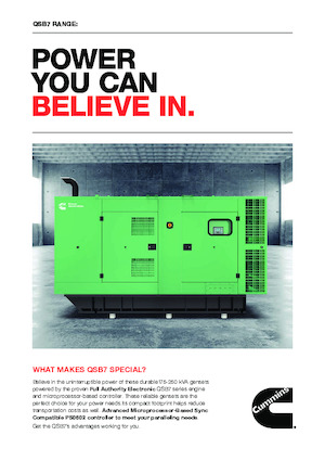 Naftové elektrocentrály Cummins C150D6EI