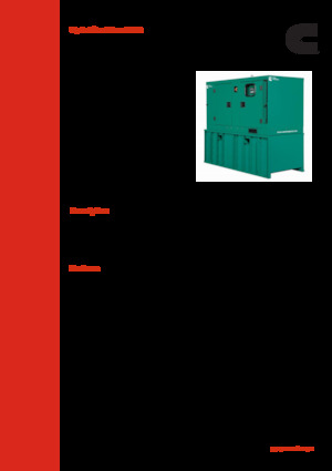 Naftové elektrocentrály Cummins C22D5T