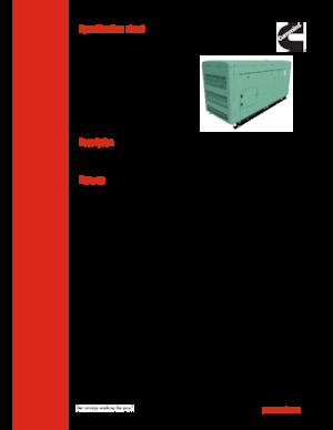 Naftové elektrocentrály Cummins C20 D6