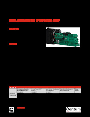 Naftové elektrocentrály Cummins C3000D6EB