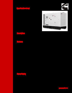 Naftové elektrocentrály Cummins C300D2RE