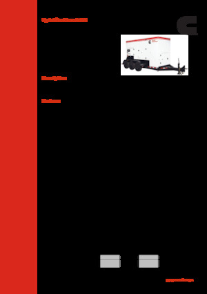 Naftové elektrocentrály Cummins C300D6R