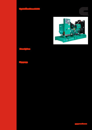 Naftové elektrocentrály Cummins C400D6B