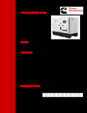 Naftové elektrocentrály Cummins C40D2R