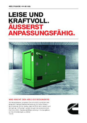 Naftové elektrocentrály Cummins C55D5EQ