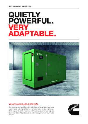 Naftové elektrocentrály Cummins C66D5EQ