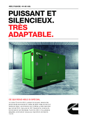 Naftové elektrocentrály Cummins C66D5EQ