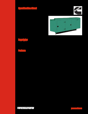 Naftové elektrocentrály Cummins C100D6C