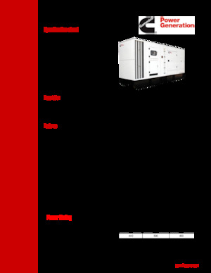 Naftové elektrocentrály Cummins C550D5R