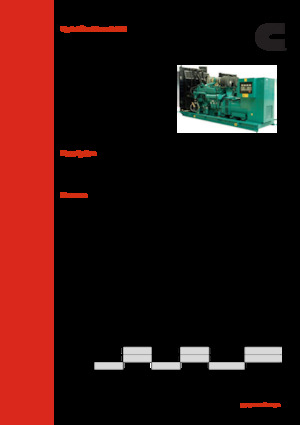 Naftové elektrocentrály Cummins C825 D5A