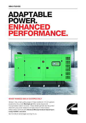 Naftové elektrocentrály Cummins C100D6I