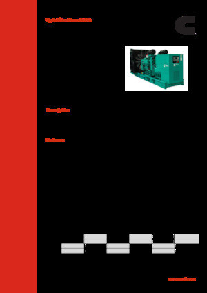 Naftové elektrocentrály Cummins C1000 D6