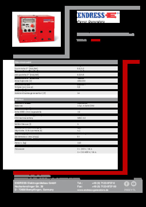 Benzínové elektrocentrály Endress ESE 608 DHG ES DI ISO Duplex Silent