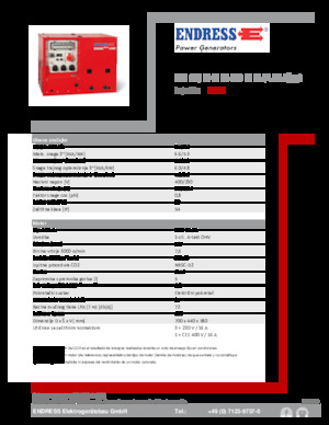 Benzínové elektrocentrály Endress ESE 608 DHG ES DI ISO Duplex Silent