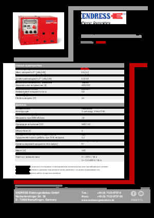 Benzínové elektrocentrály Endress ESE 608 DHG ES DI ISO Duplex Silent