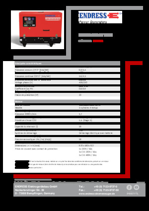 Benzínové elektrocentrály Endress ESE 608 DYS-GT ES DI
