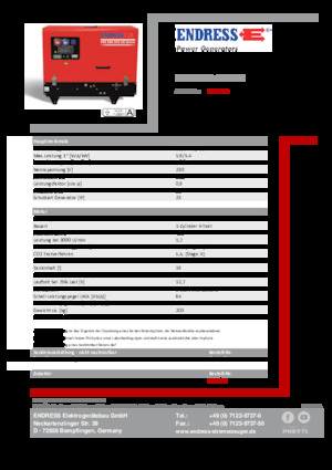 Benzínové elektrocentrály Endress ESE 608 YS-GT ES DI