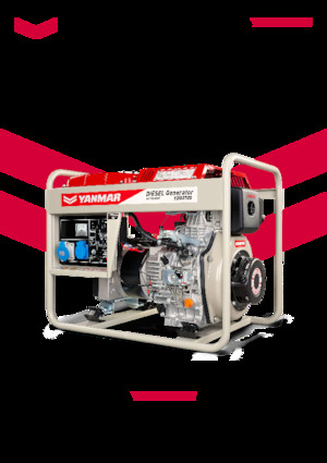 Naftové elektrocentrály Yanmar YDG3700N